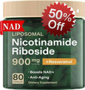 Liposomal Nicotinamide Riboside 900mg Resveratrol & Quercetin – NAD Supplement Plus for Anti Aging, Cellular Energy & Improve Health- 80 Capsules